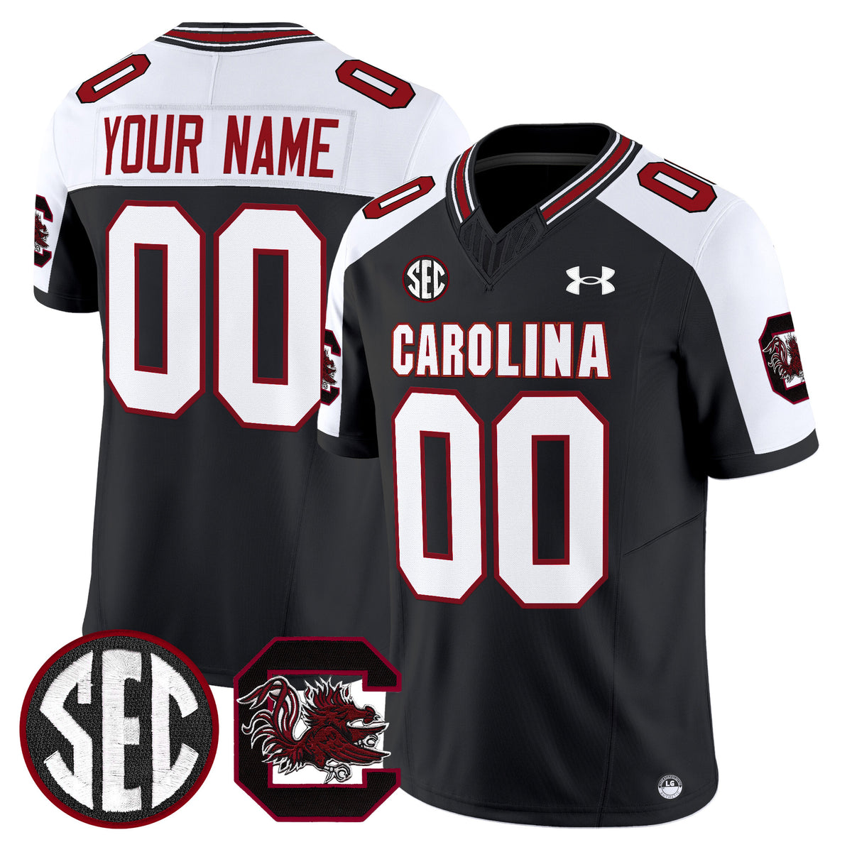 South Carolina Gamecocks 2025 Vapor Limited Custom Jersey - All Stitched