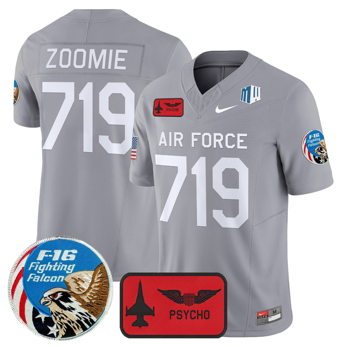 Men's Air Force Falcons 2025 'Air Power Legacy Series' Vapor Limited Jersey - All Stitched