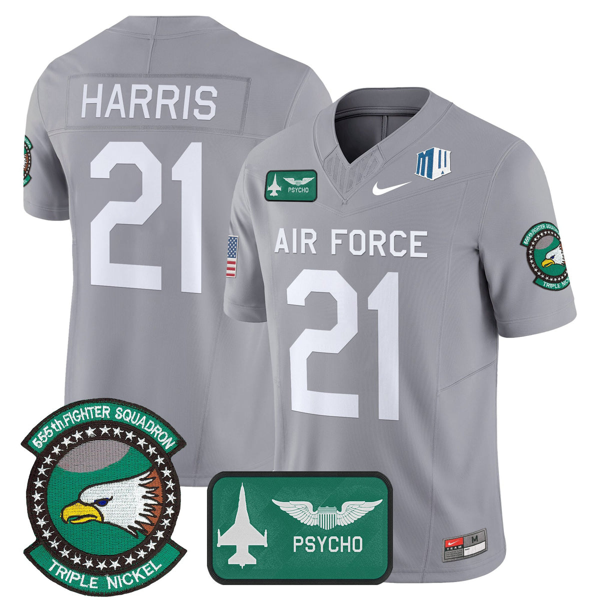 Men's Air Force Falcons 2025 'Air Power Legacy Series' Vapor Limited Jersey - All Stitched