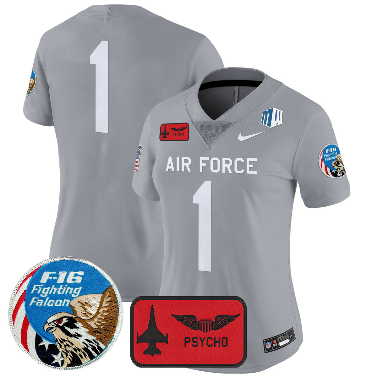 Women's Air Force Falcons 2025 'Air Power Legacy Series' Vapor Limited Jersey - All Stitched