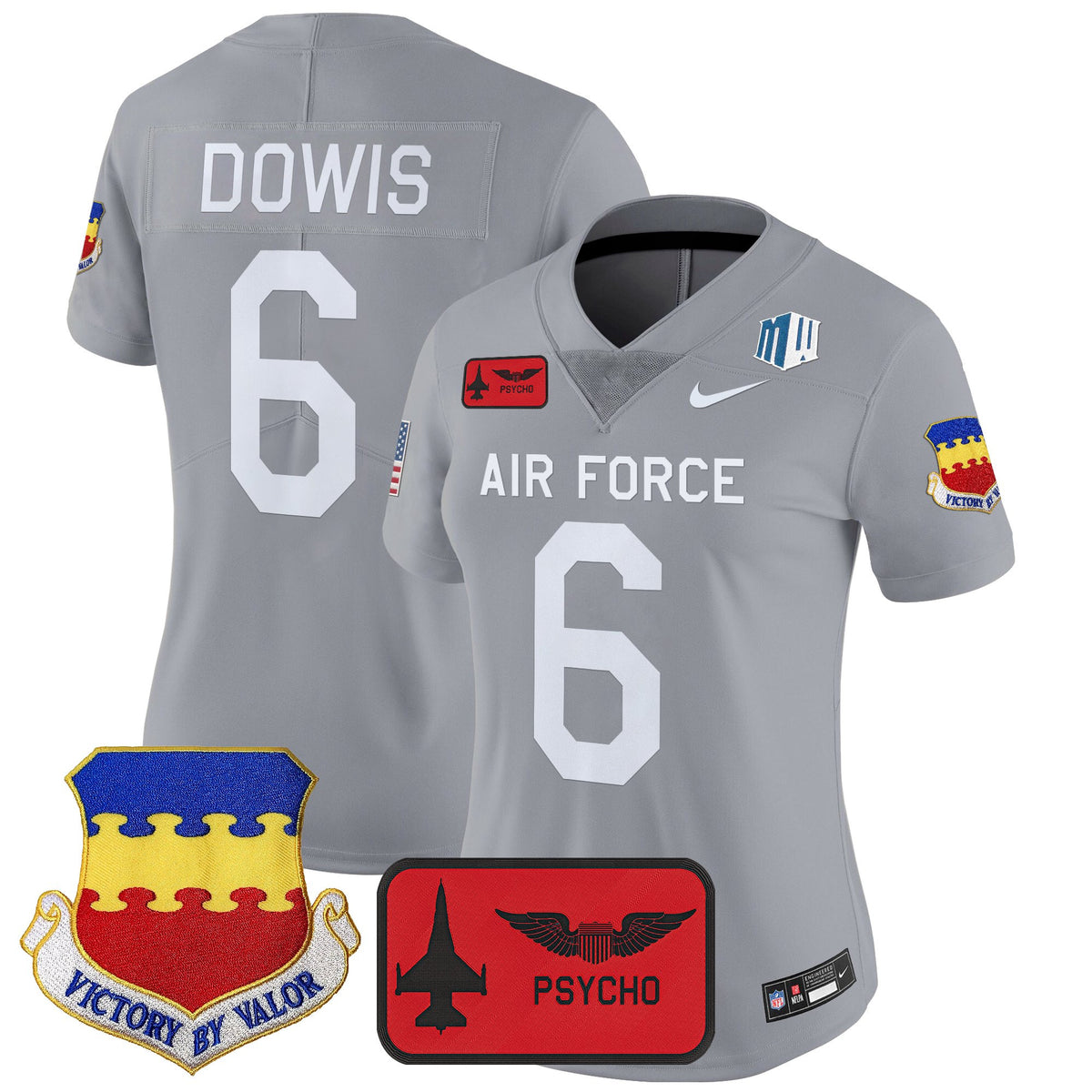 Women's Air Force Falcons 2025 'Air Power Legacy Series' Vapor Limited Jersey - All Stitched