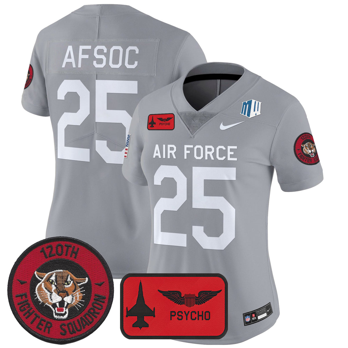 Women's Air Force Falcons 2025 'Air Power Legacy Series' Vapor Limited Jersey - All Stitched