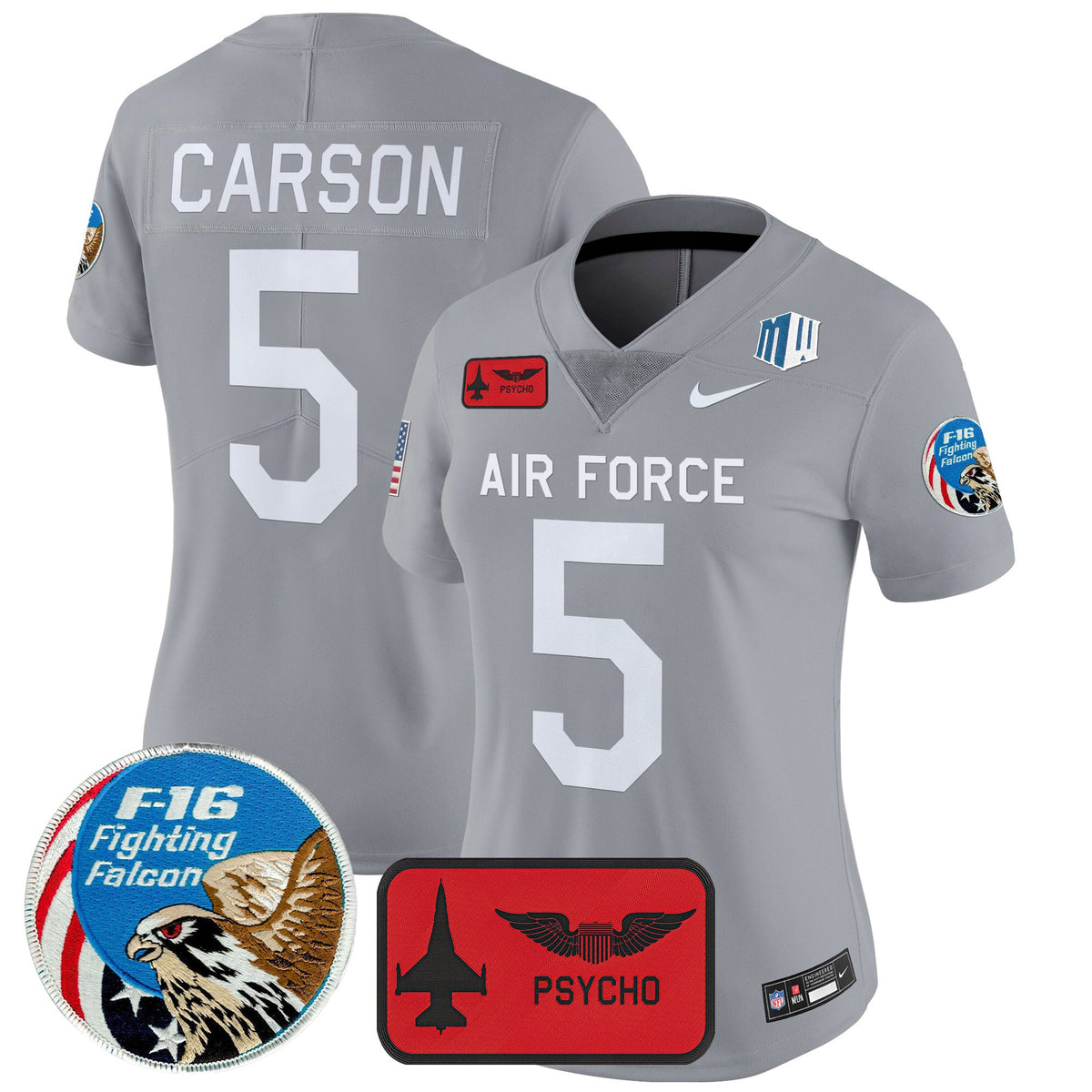 Women's Air Force Falcons 2025 'Air Power Legacy Series' Vapor Limited Jersey - All Stitched
