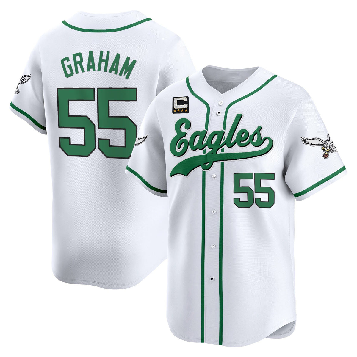 Men's Philadelphia Eagles 2025 Vapor Baseball Jersey - All Stitched