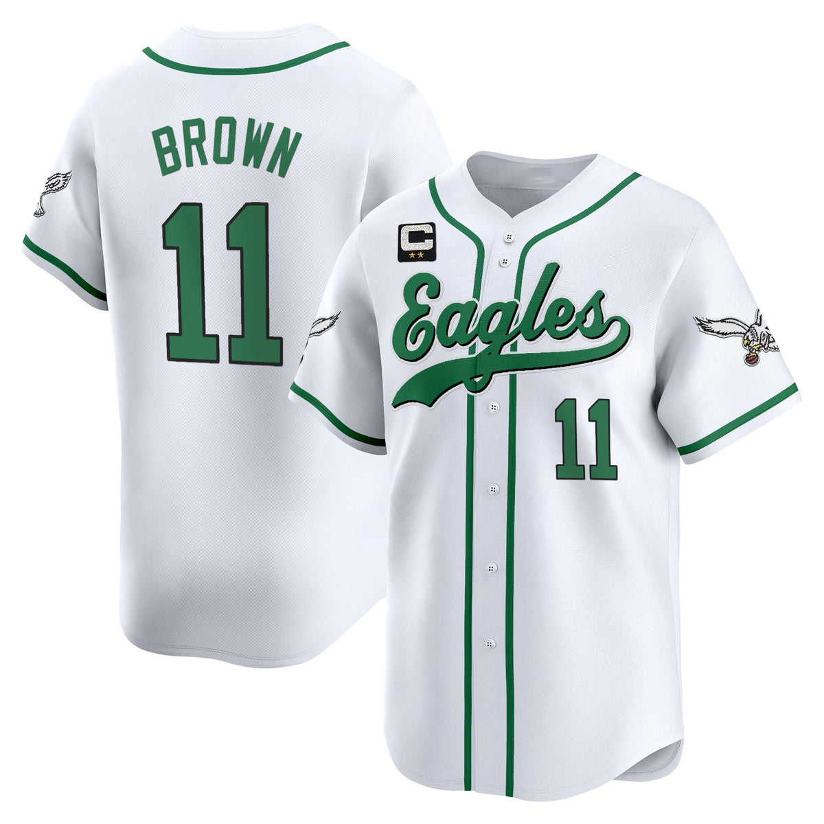 Men's Philadelphia Eagles 2025 Vapor Baseball Jersey - All Stitched