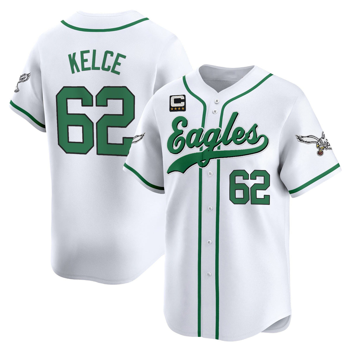 Men's Philadelphia Eagles 2025 Vapor Baseball Jersey - All Stitched