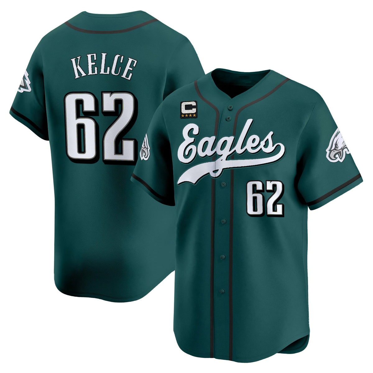 Men's Philadelphia Eagles 2025 Vapor Baseball Jersey - All Stitched