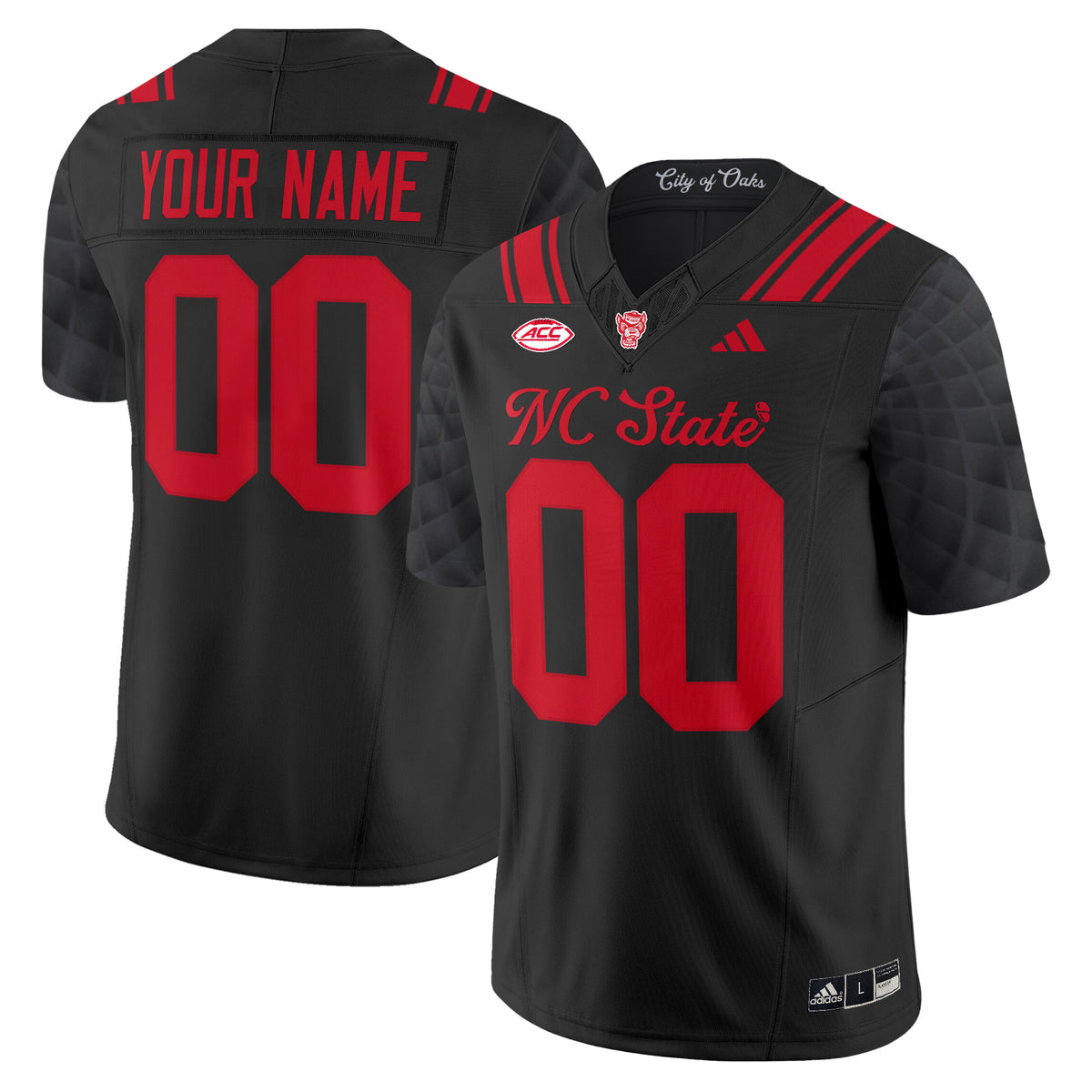 NC State Wolfpack 'City of Oaks' Vapor Limited Custom Jersey - All Stitched