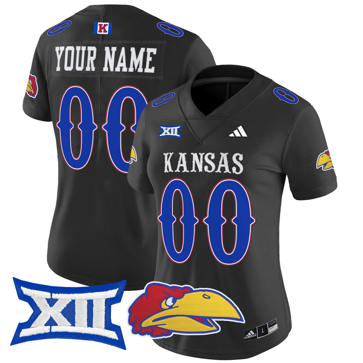 Kansas Jayhawks 2025 Vapor Limited Custom Jersey - All Stitched