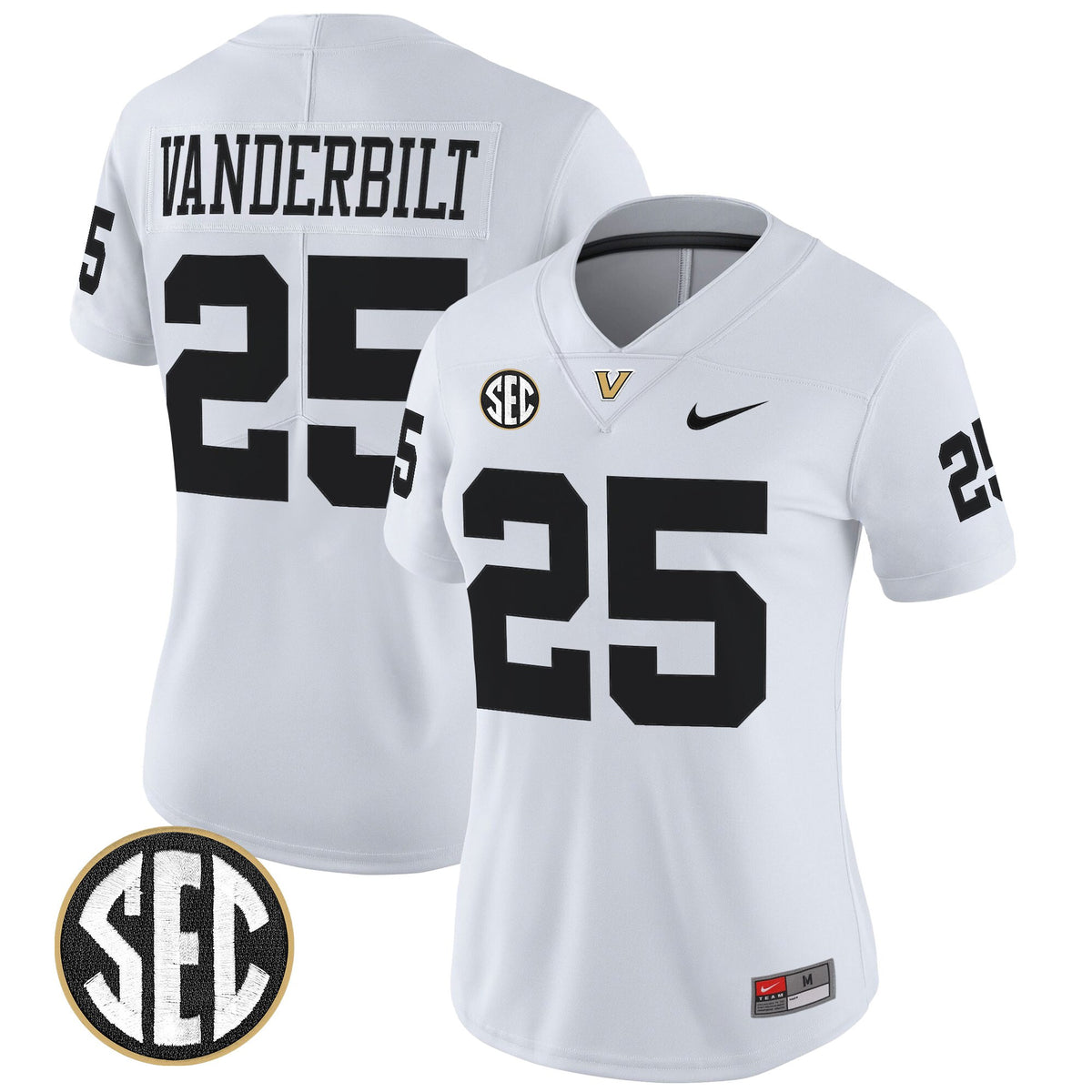 Women's Vanderbilt Commodores 2025 Vapor Limited Jersey - All Stitched
