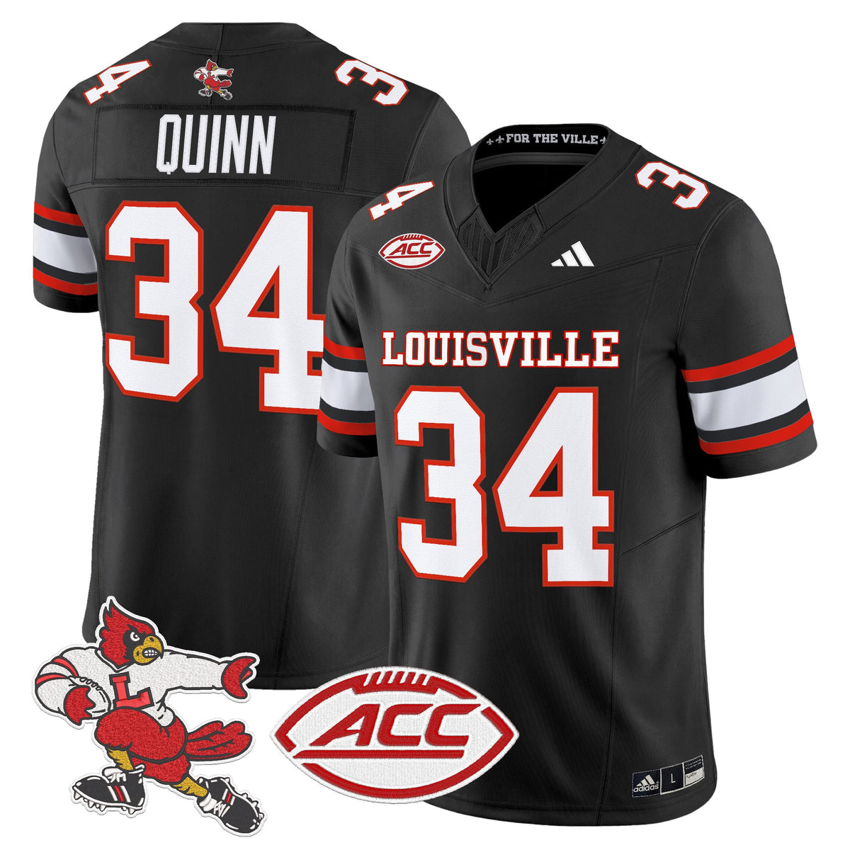 Men's Louisville Cardinals '1980s Throwback' Vapor Limited Jersey - All Stitched