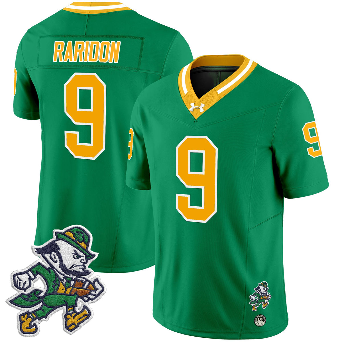 Men's Notre Dame Fighting Irish 2025 'Gridiron Leprechaun Edition' Vapor Limited Jersey – All Stitched