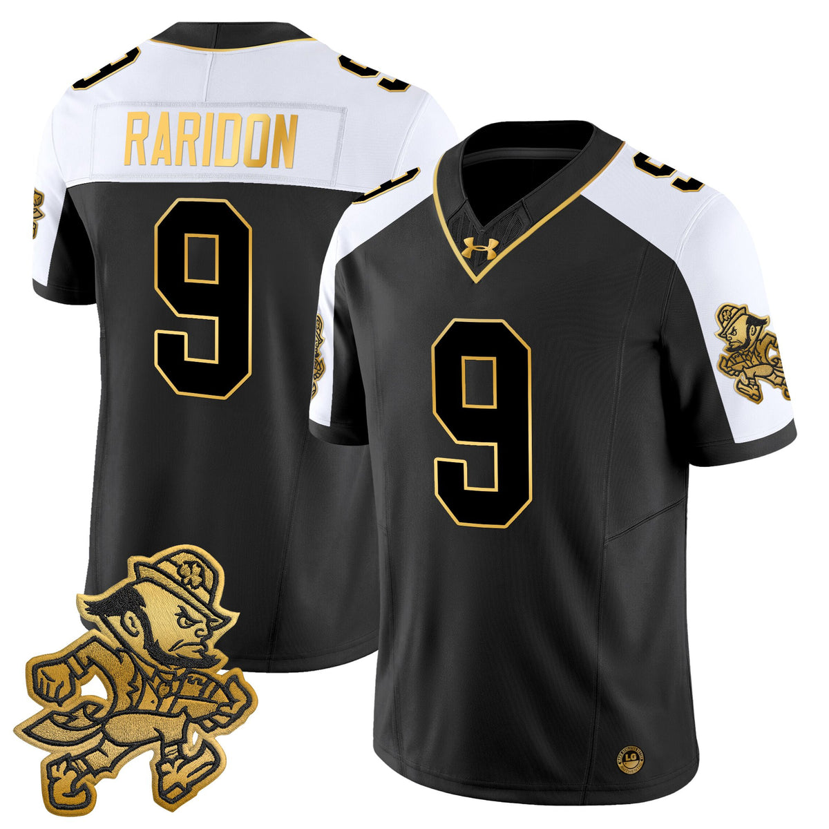 Men's Notre Dame Fighting Irish 2025 'Gridiron Leprechaun Edition' Gold Vapor Limited Jersey – All Stitched