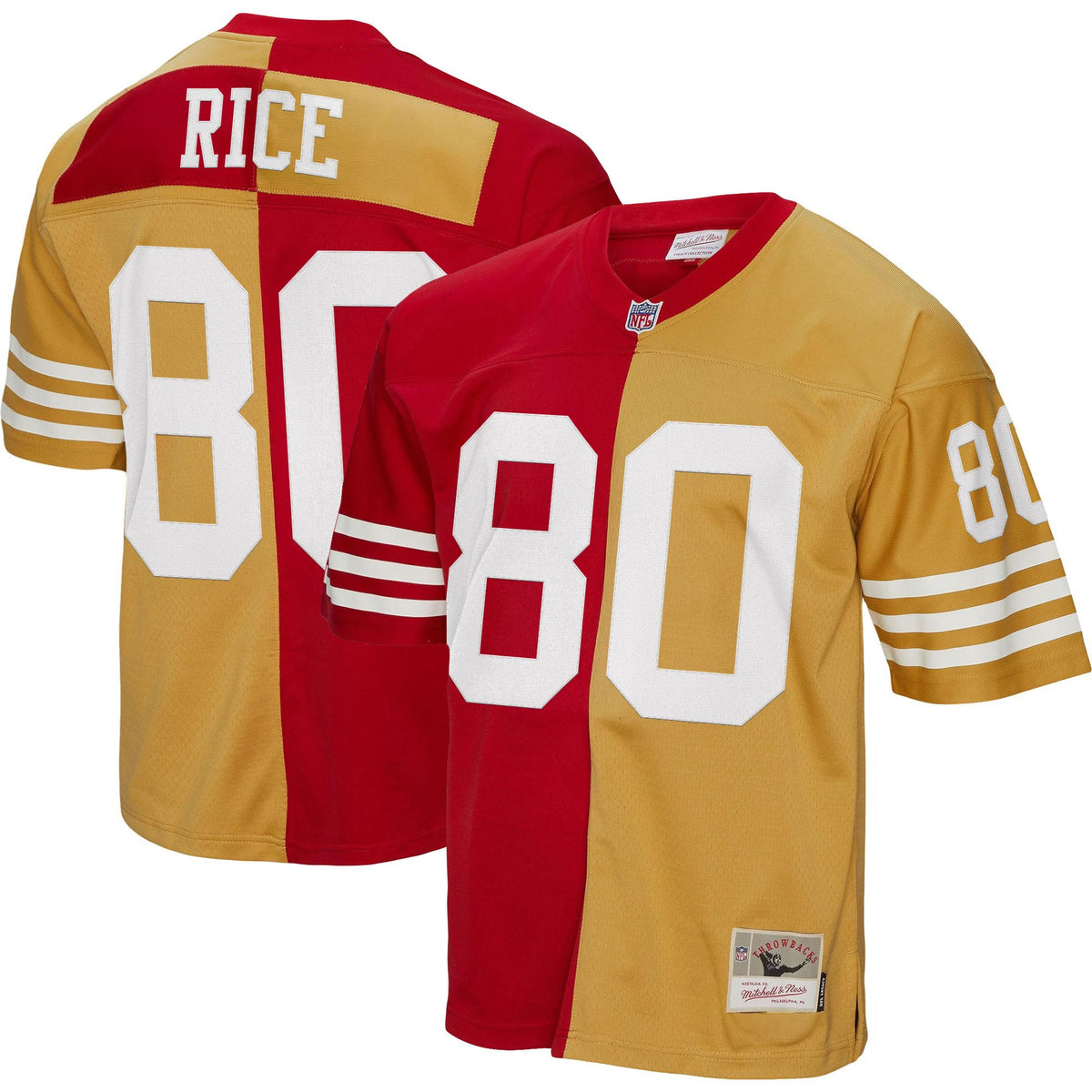 Men's San Francisco 49ers Throwback Player Jersey - All Stitched