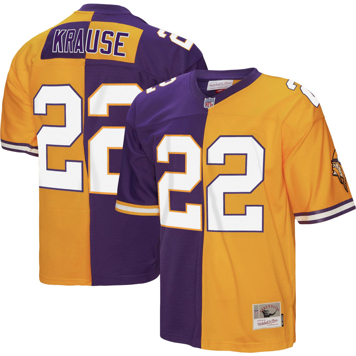 Men's Minnesota Vikings Throwback Player Jersey - All Stitched