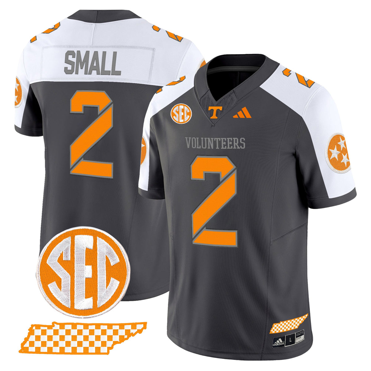 Men's Tennessee Volunteers 2025 'Smokey Grey Series' Vapor Limited Jersey V3 - All Stitched