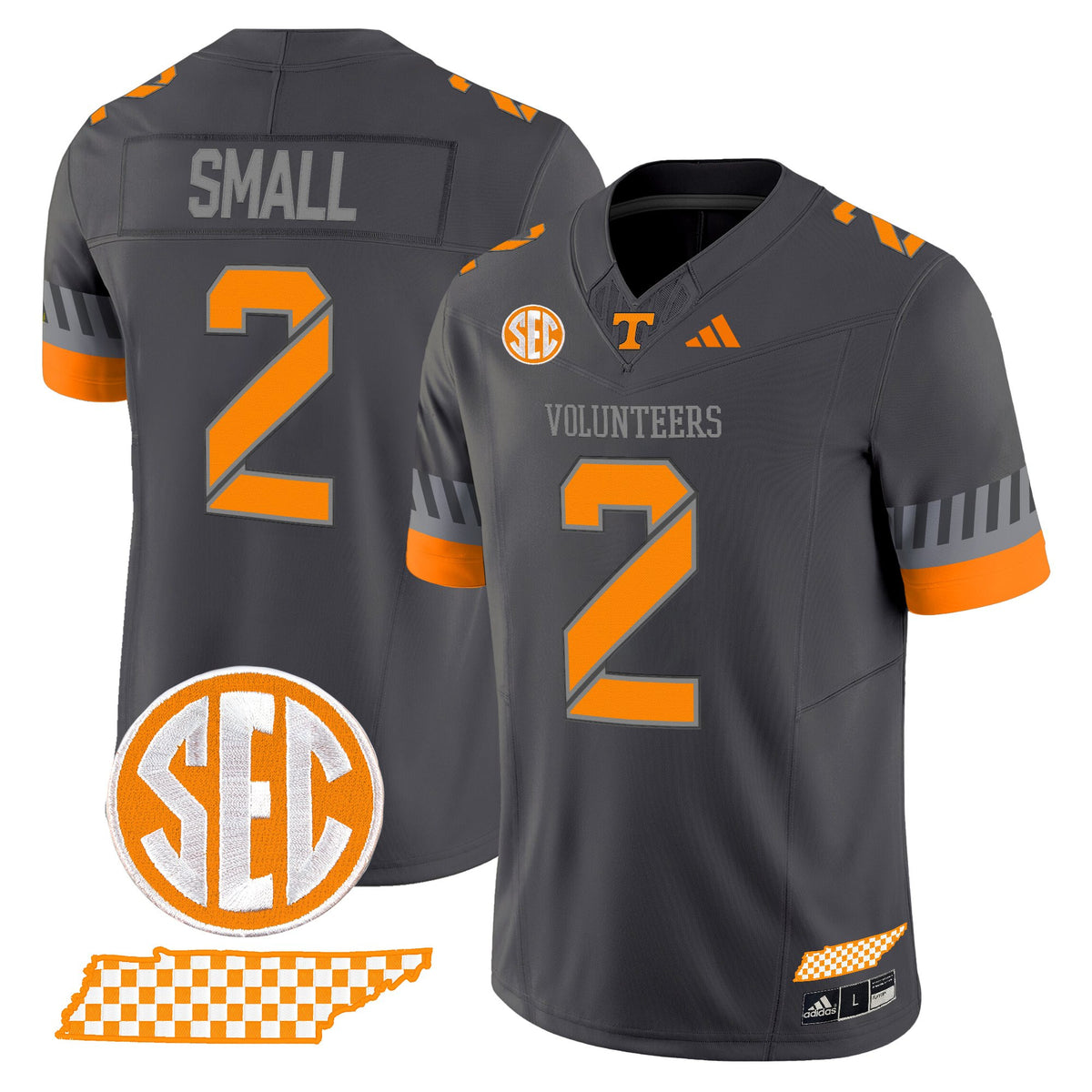 Men's Tennessee Volunteers 2025 'Smokey Grey Series' Vapor Limited Jersey V3 - All Stitched