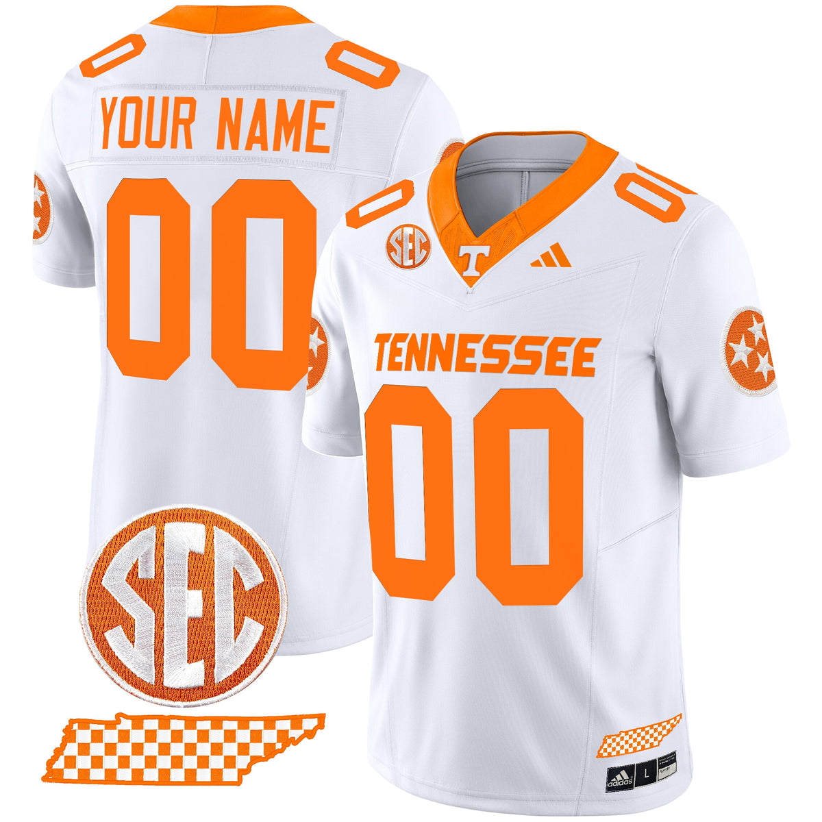 Tennessee Volunteers 2025 Vapor Limited Custom Jersey V2 - All Stitched
