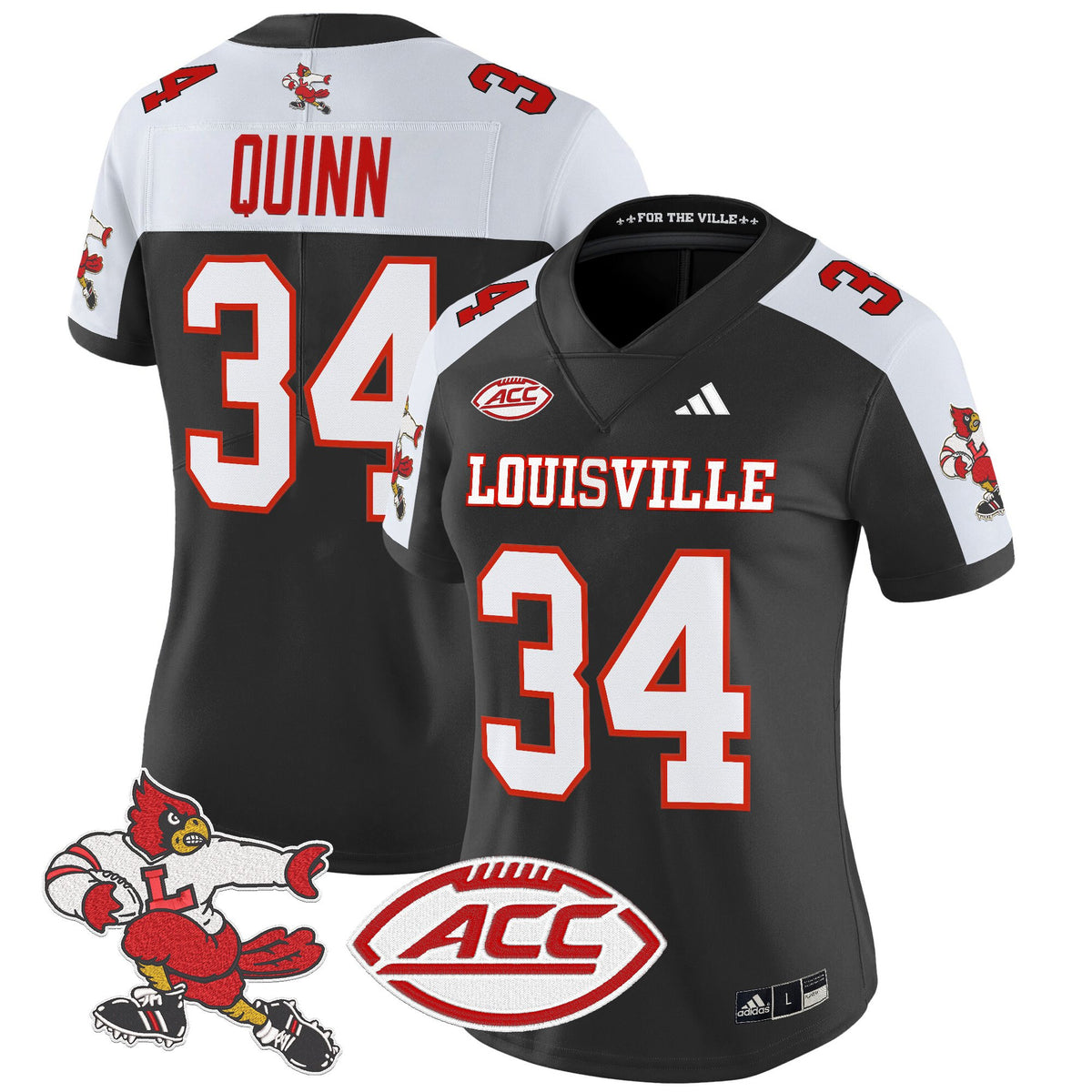 Women's Louisville Cardinals '1980s Throwback' Vapor Limited Jersey - All Stitched