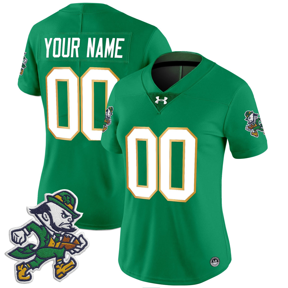 Notre Dame Fighting Irish 2025 'Gridiron Leprechaun Edition' Vapor Limited Custom Jersey – All Stitched