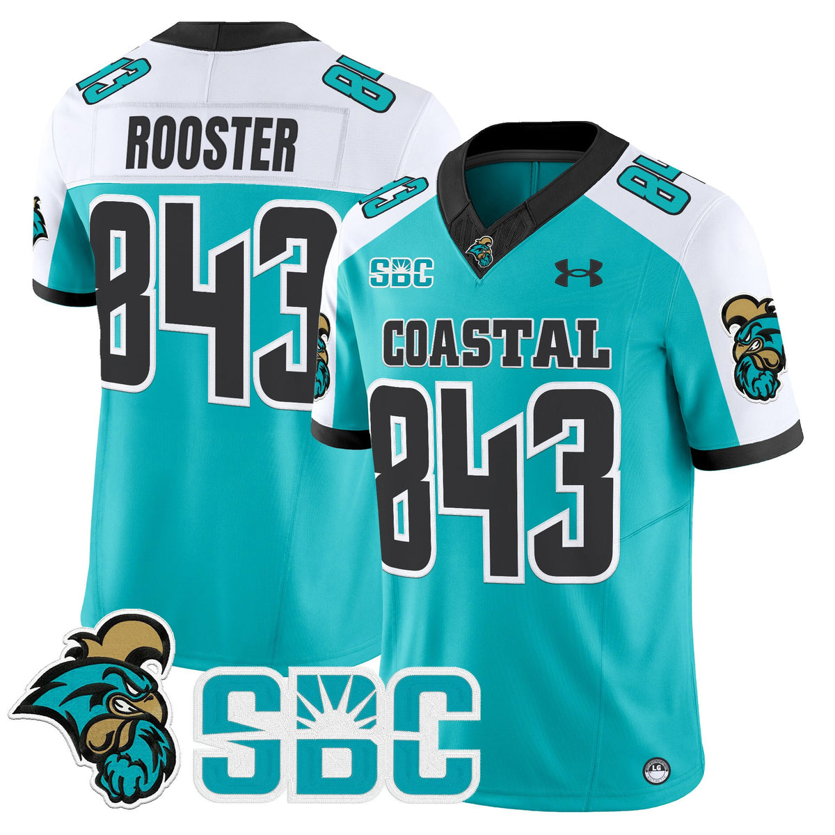 Men's Coastal Carolina Chanticleers 2025 Vapor Limited Jersey - All Stitched
