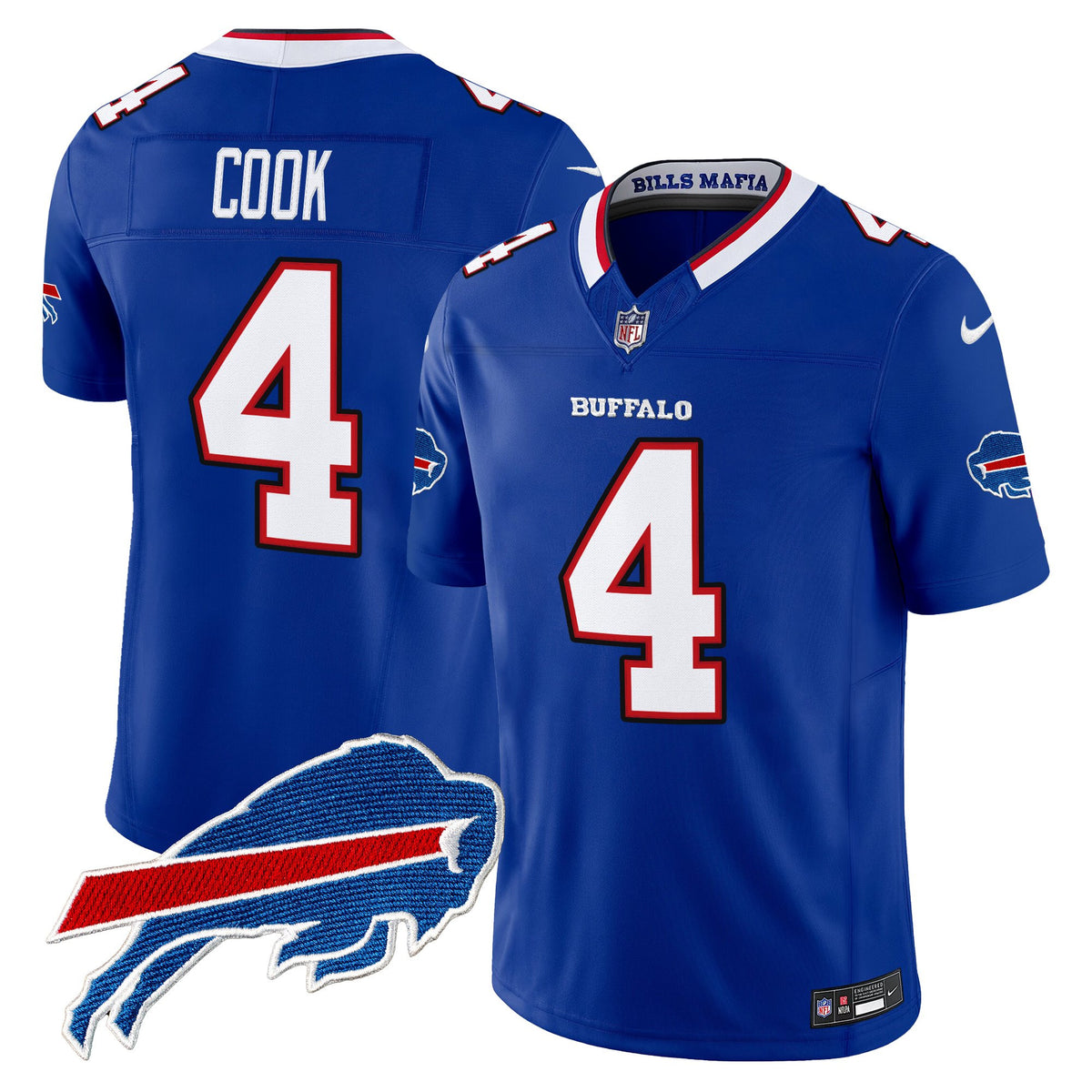 Men's Buffalo Bills 2025 "Rivalries" Vapor Limited Jersey - All Stitched