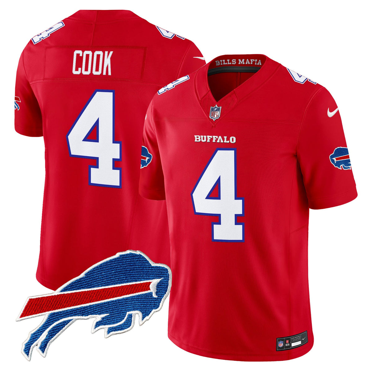 Men's Buffalo Bills 2025 "Rivalries" Vapor Limited Jersey - All Stitched
