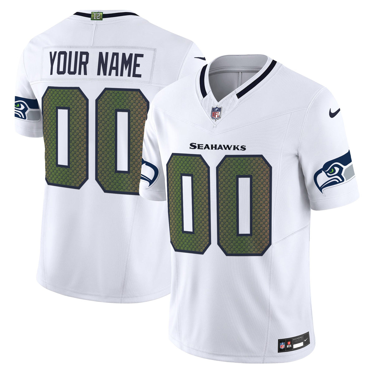 Seattle Seahawks 2025 "Rivalries" Vapor Limited Custom Jersey - All Stitched