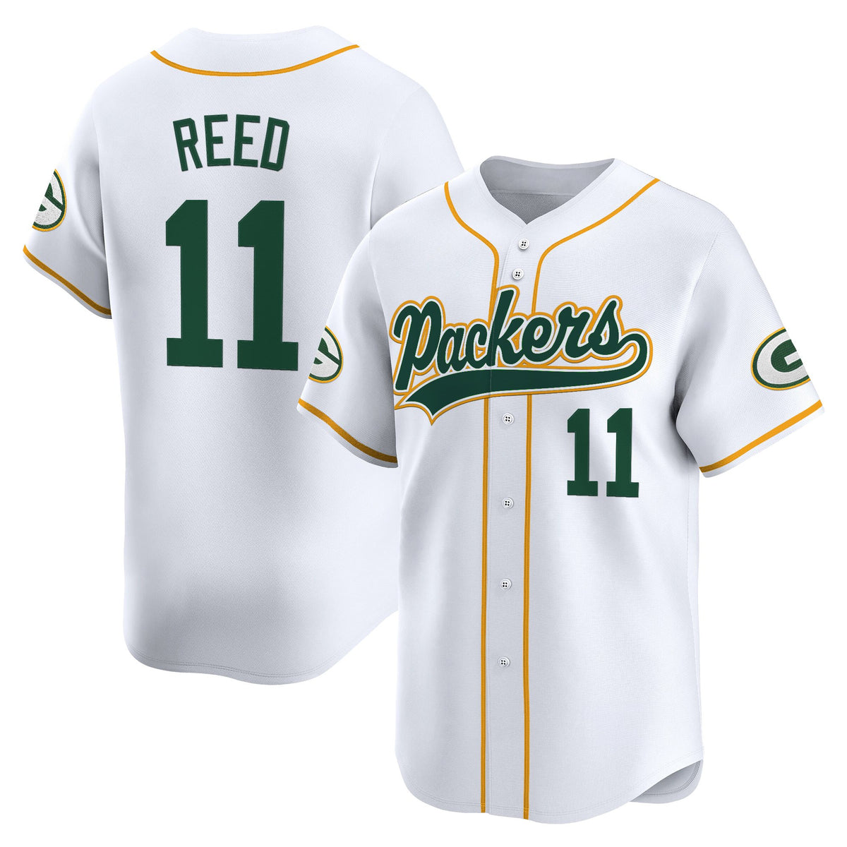 Men's Green Bay Packers 2025 Vapor Baseball Jersey - All Stitched