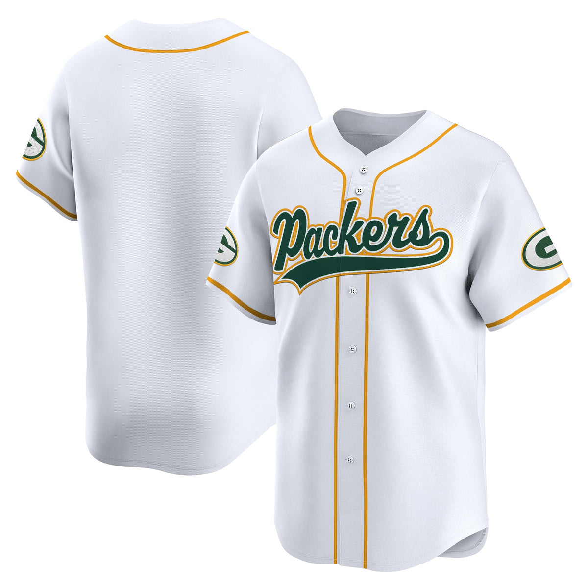 Men's Green Bay Packers 2025 Vapor Baseball Jersey - All Stitched