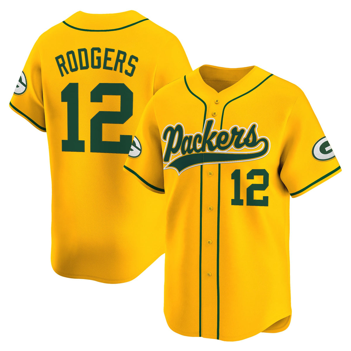 Men's Green Bay Packers 2025 Vapor Baseball Jersey - All Stitched