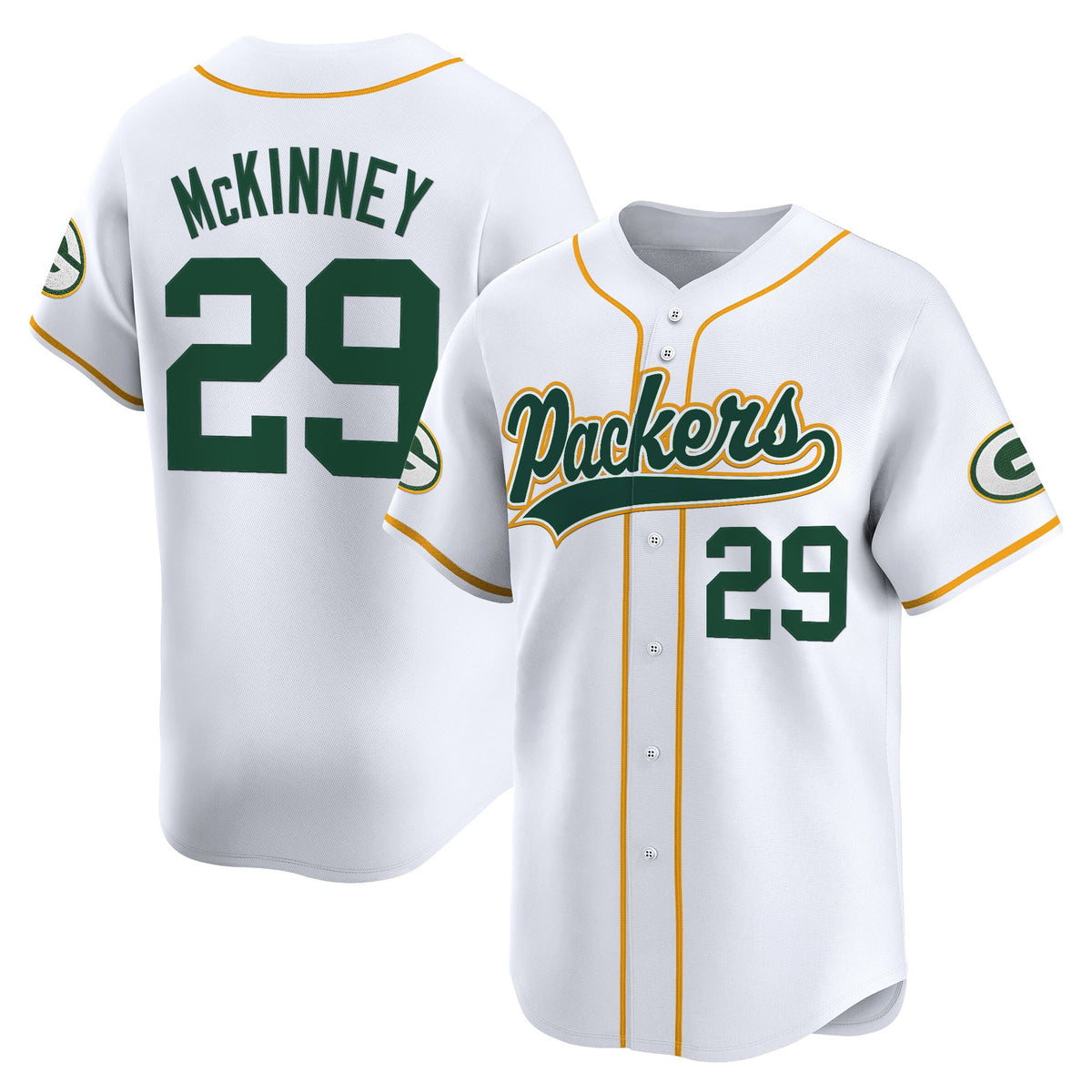 Men's Green Bay Packers 2025 Vapor Baseball Jersey - All Stitched