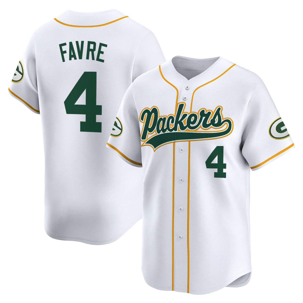 Men's Green Bay Packers 2025 Vapor Baseball Jersey - All Stitched