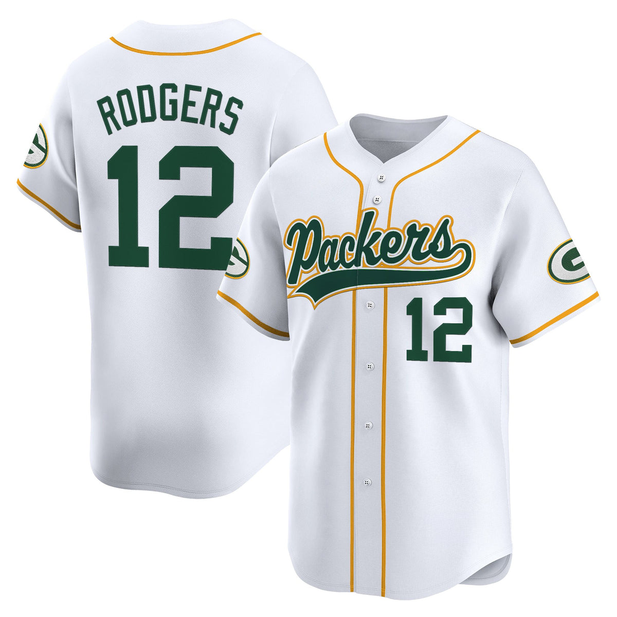 Men's Green Bay Packers 2025 Vapor Baseball Jersey - All Stitched