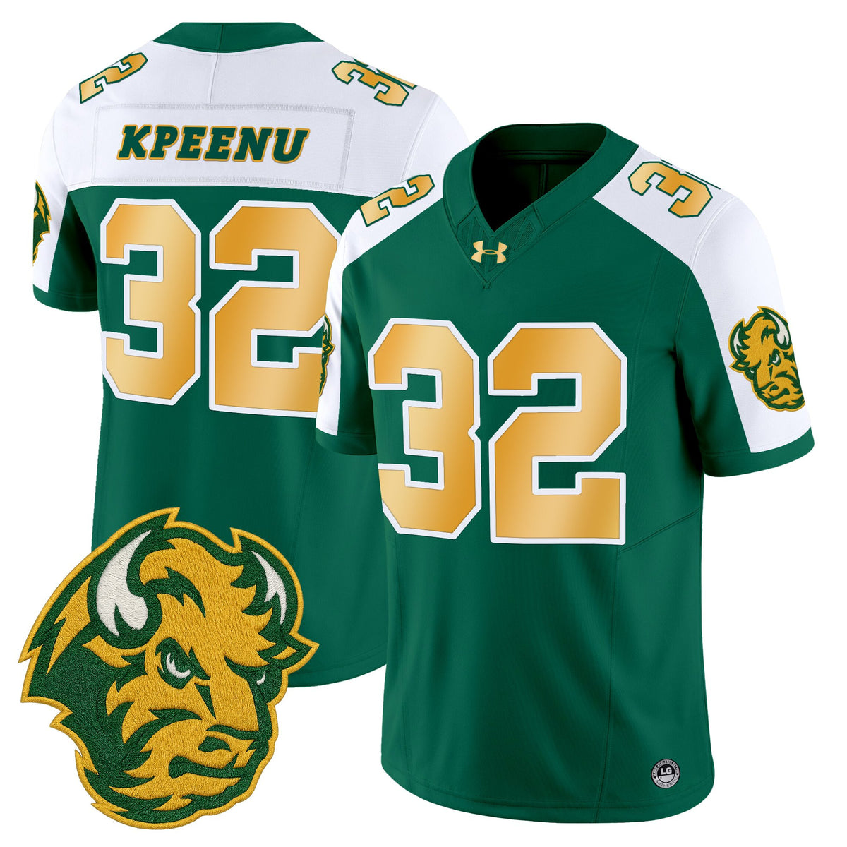 Men's North Dakota State Bison Vapor Limited Jersey - All Stitched
