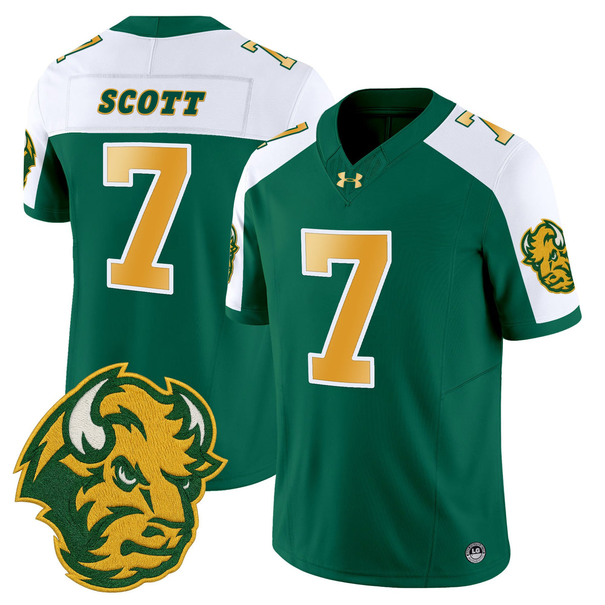 Men's North Dakota State Bison Vapor Limited Jersey - All Stitched