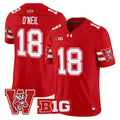 Men's Wisconsin Badgers Throwback Vapor Limited Jersey - All Stitched