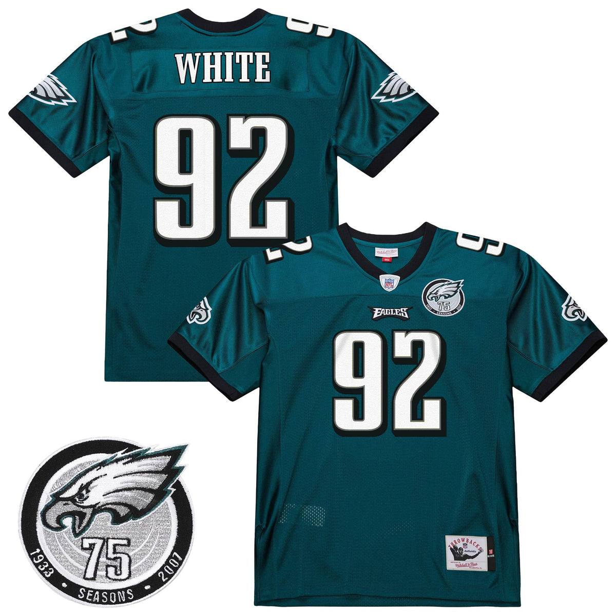 Men's Philadelphia Eagles Throwback Player Jersey - All Stitched