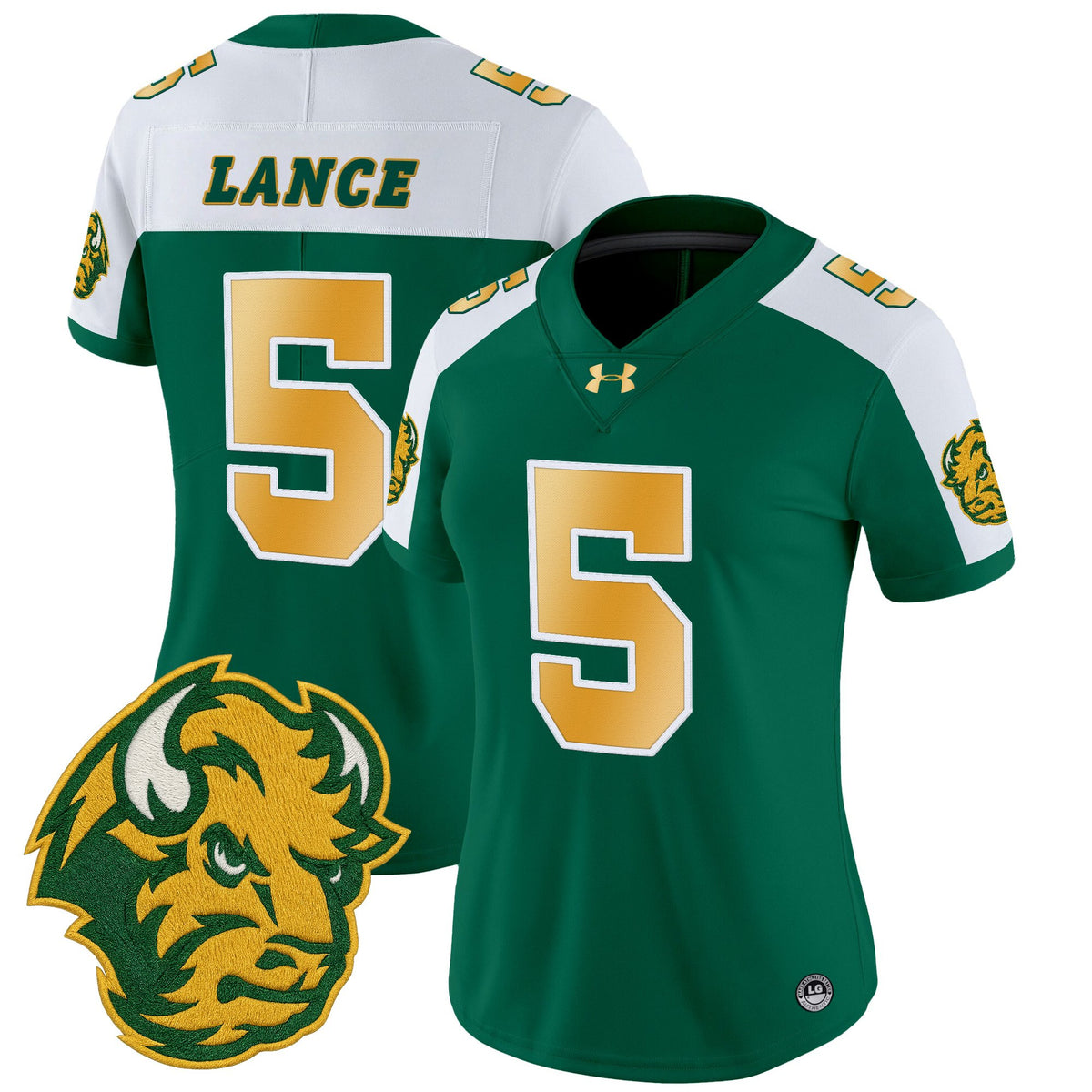 Women's North Dakota State Bison Vapor Limited Jersey - All Stitched