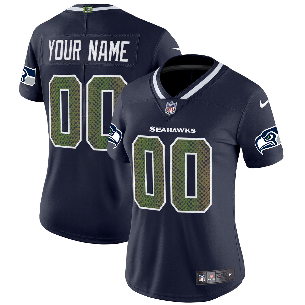 Seattle Seahawks 2025 "Rivalries" Vapor Limited Custom Jersey - All Stitched