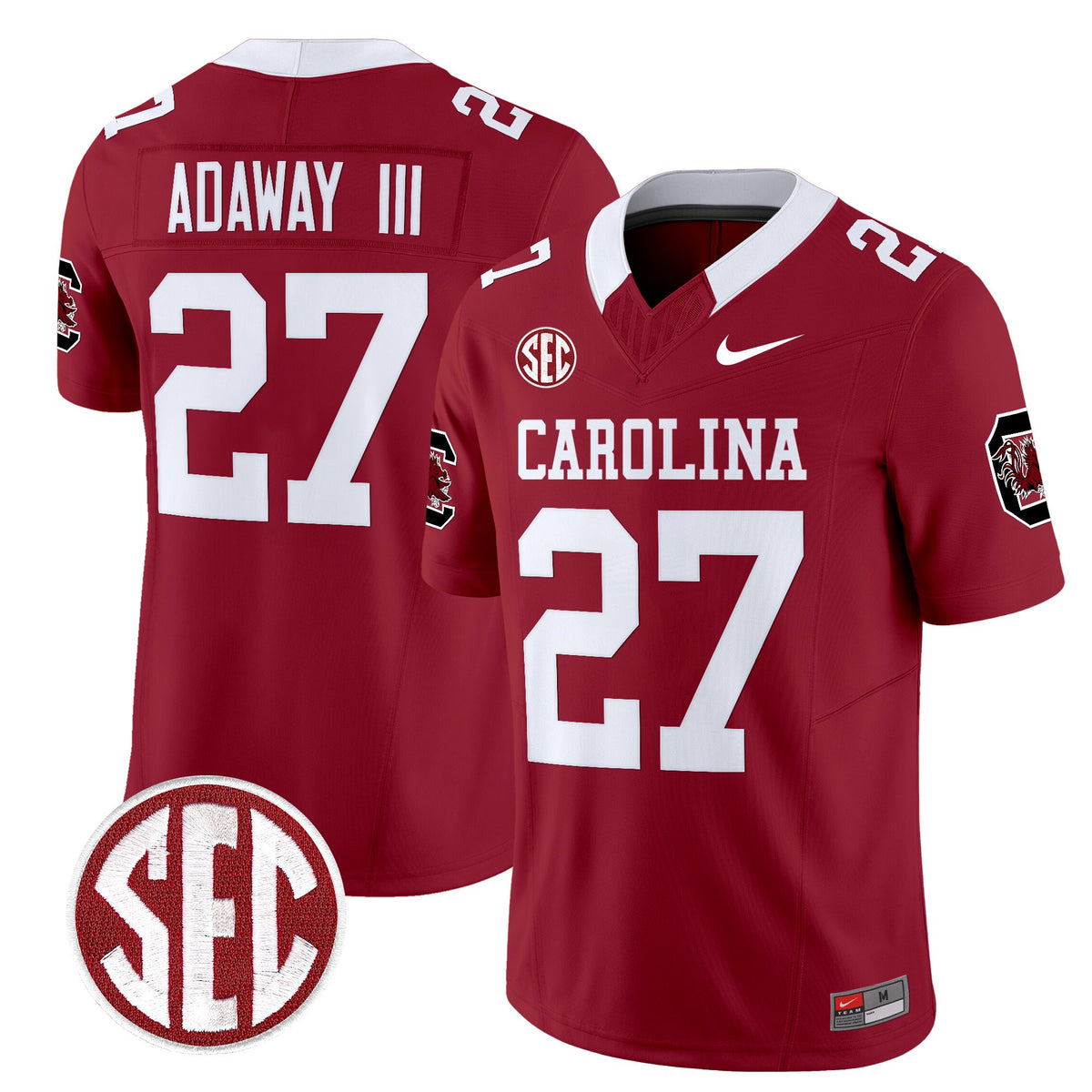 Men's South Carolina Gamecocks 1980 Throwback Vapor Limited Jersey – Rebrand 2026 – All Stitched