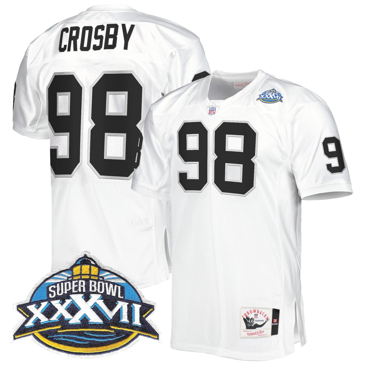 Men's Las Vegas Raiders Throwback Player Jersey - All Stitched
