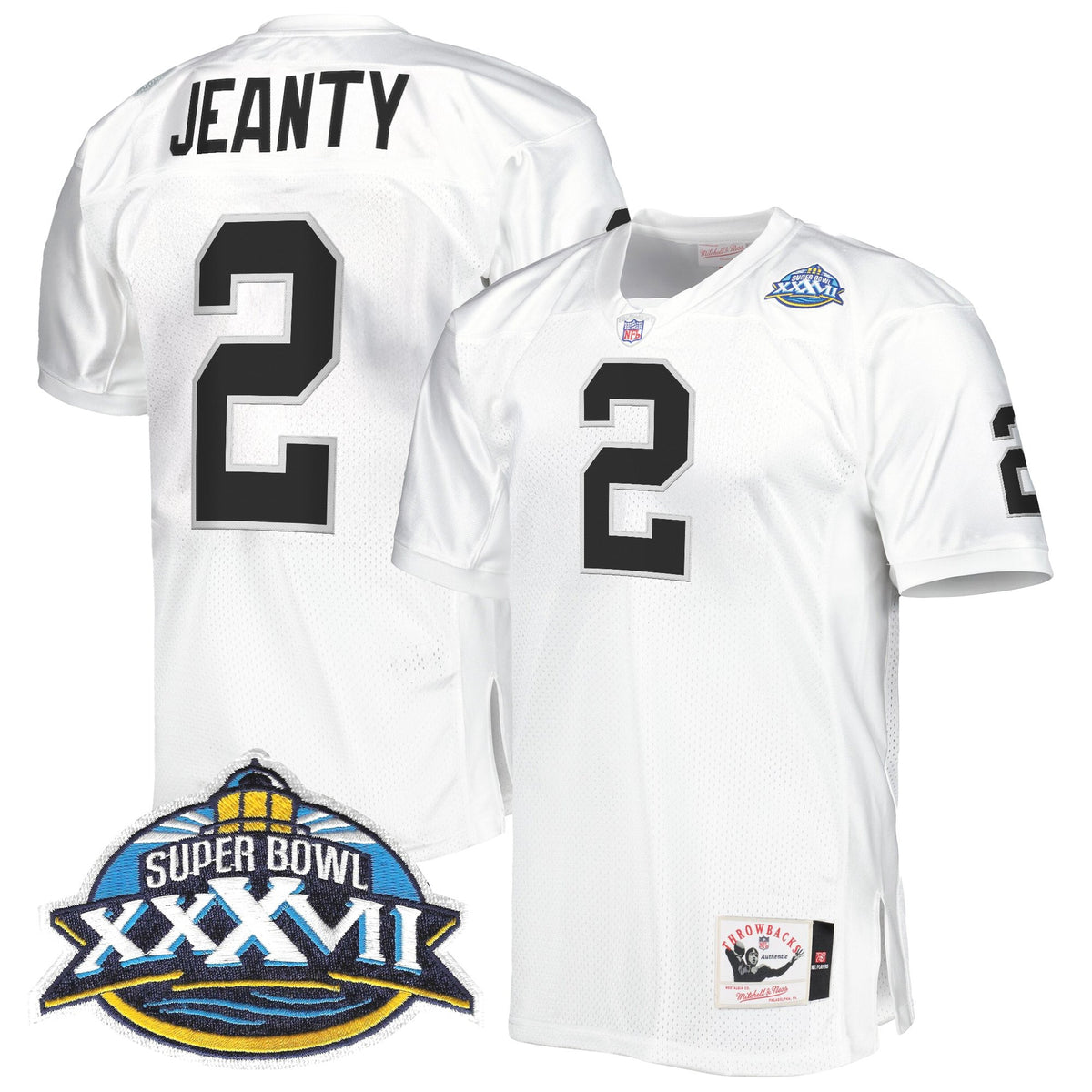 Men's Las Vegas Raiders Throwback Player Jersey - All Stitched
