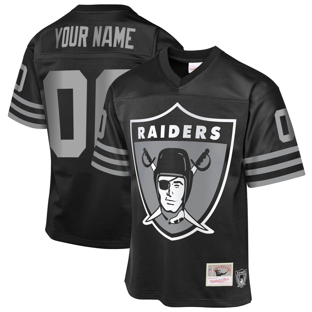 Las Vegas Raiders Throwback Custom Jersey - All Stitched