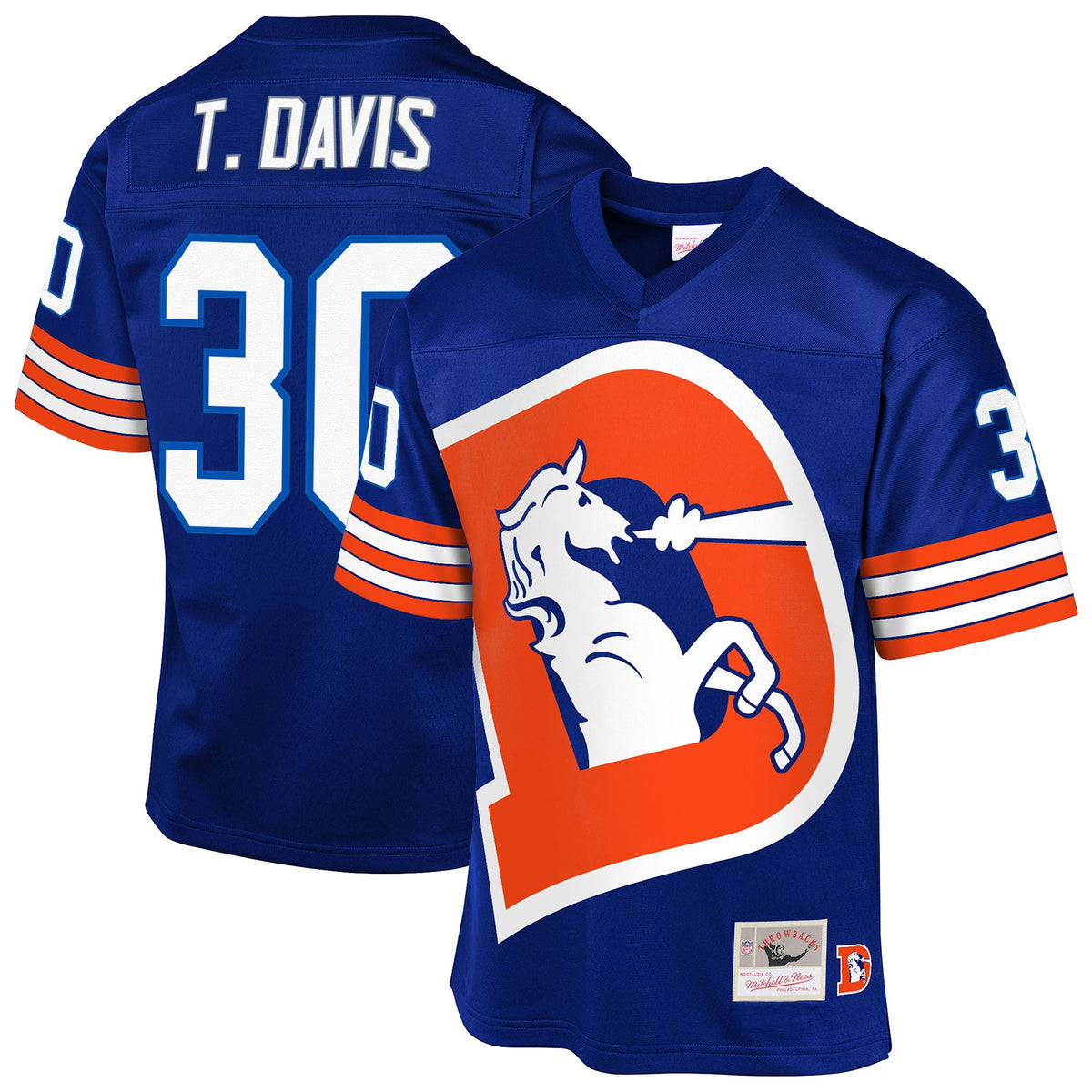 Men's Denver Broncos Throwback Player Jersey - All Stitched