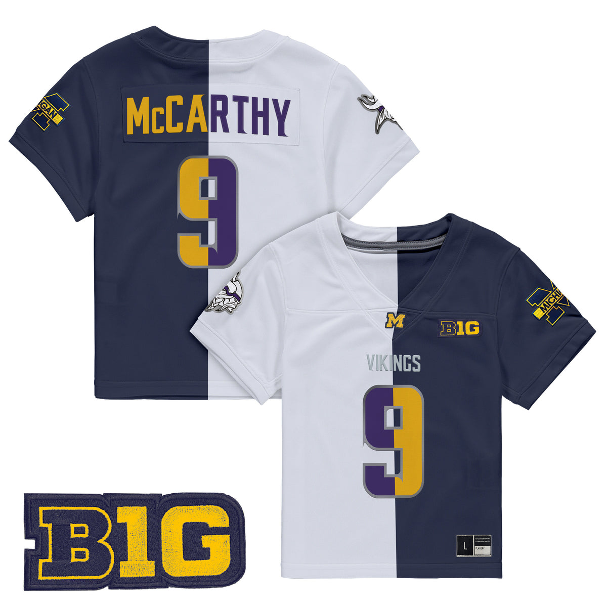 J.J. McCarthy Split Vapor Limited Jersey - All Stitched