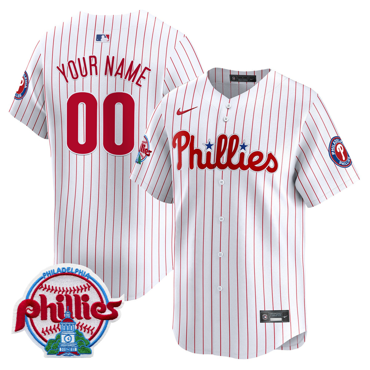 Philadelphia Phillies 2025 Vapor Premier Limited Custom Jersey - All Stitched
