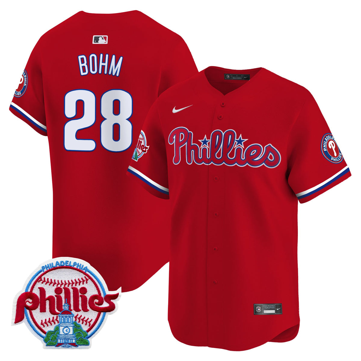 Men's Philadelphia Phillies 2025 Vapor Premier Limited Jersey - All Stitched