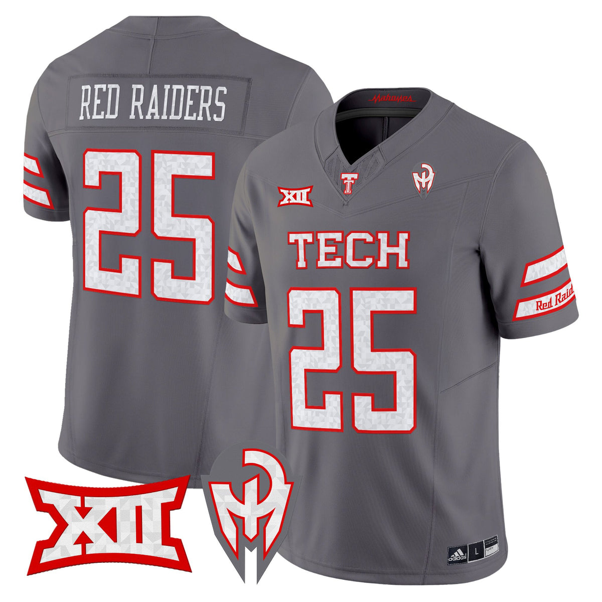 Men's Texas Tech Red Raiders 'Too Cold' Vapor Limited Jersey - Mahomes Collection - All Stitched