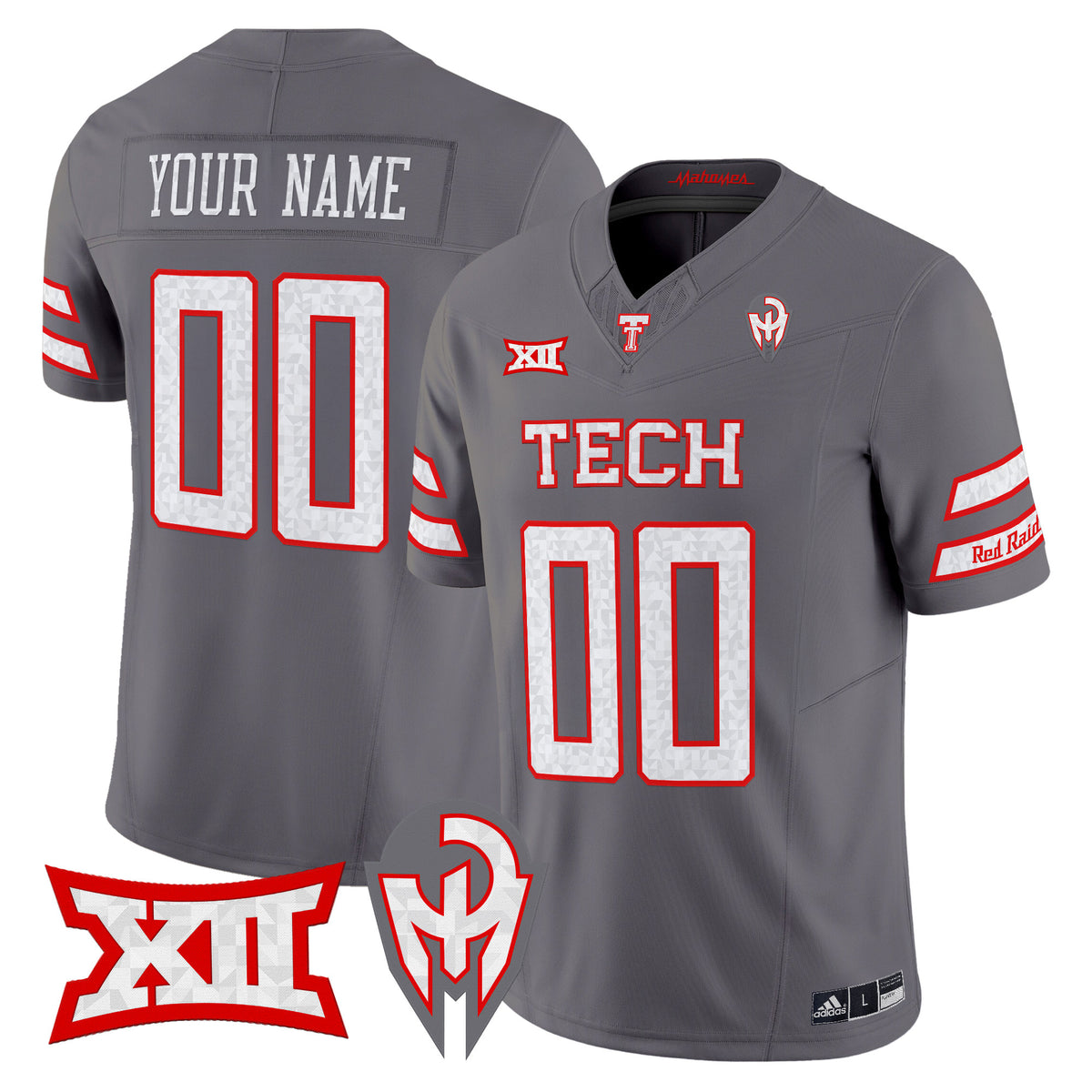 Texas Tech Red Raiders 'Too Cold' Vapor Limited Custom Jersey - Mahomes Collection - All Stitched